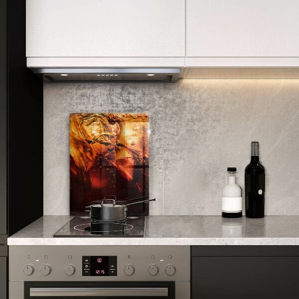 Kuchynská doska veľká zo skla Kolový nápoj s ľadom