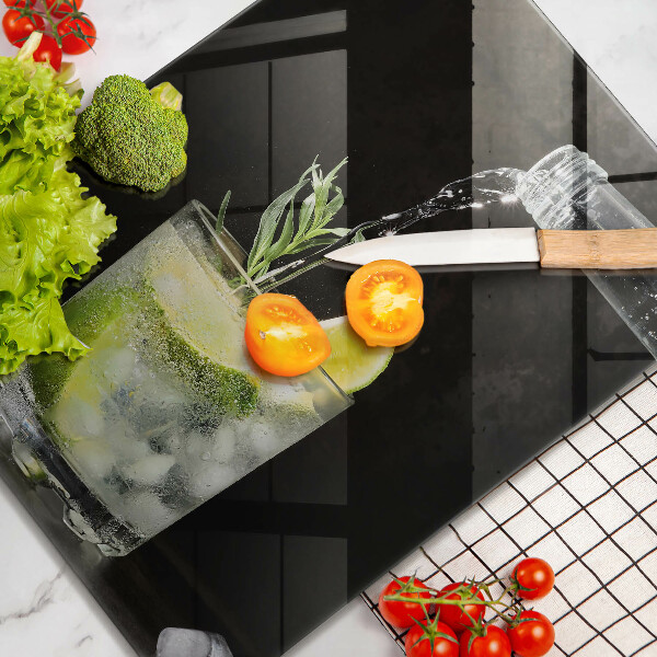 Kuchynská doska veľká zo skla Pohár vody