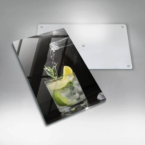 Kuchynská doska veľká zo skla Pohár vody