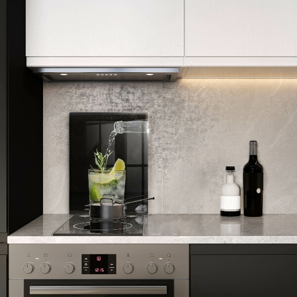 Kuchynská doska veľká zo skla Pohár vody