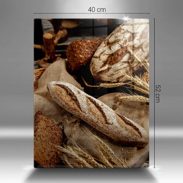 Kuchynská doska veľká zo skla Chlebové chleby