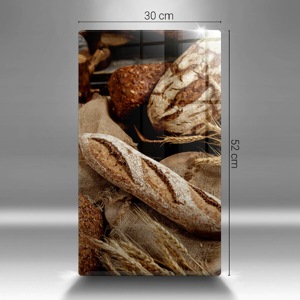 Kuchynská doska veľká zo skla Chlebové chleby