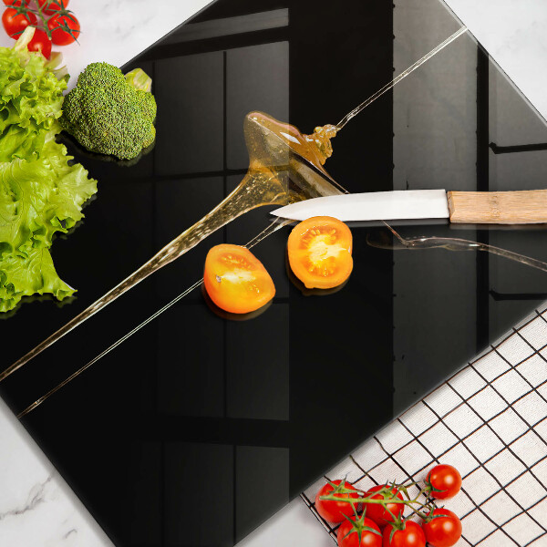 Kuchynská doska veľká zo skla Lyžička medu