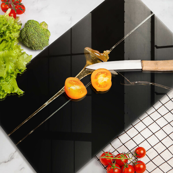 Kuchynská doska veľká zo skla Lyžička medu