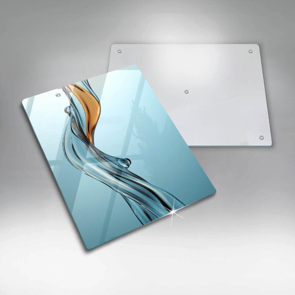 Kuchynská doska veľká zo skla Vodný skúter