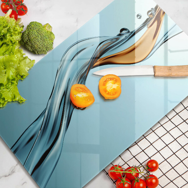 Kuchynská doska veľká zo skla Vodný skúter