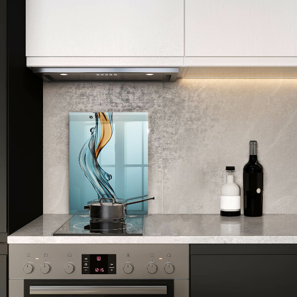 Kuchynská doska veľká zo skla Vodný skúter