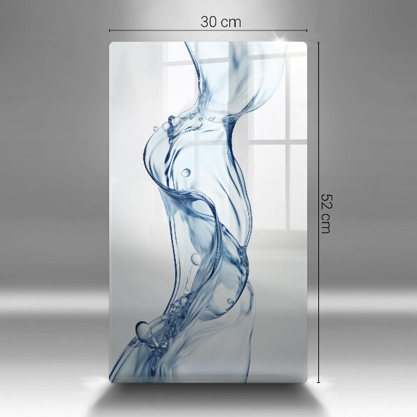 Kuchynská doska veľká zo skla Čistá voda