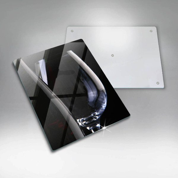 Kuchynská doska veľká zo skla Sklo a fľaša