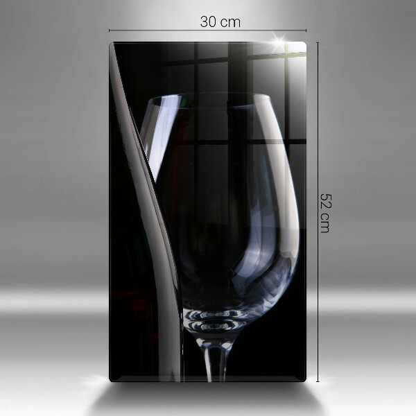 Kuchynská doska veľká zo skla Sklo a fľaša