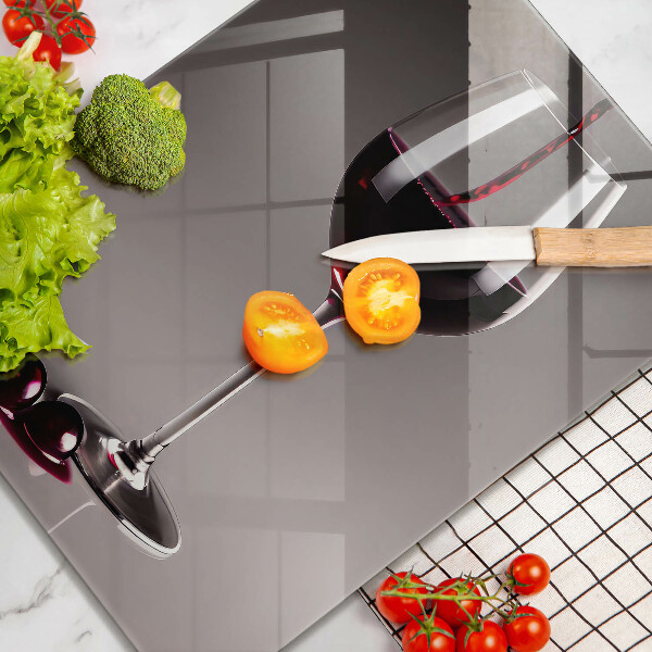 Kuchynská doska veľká zo skla Sklo a hrozno