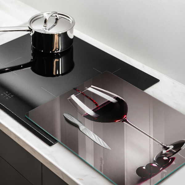 Kuchynská doska veľká zo skla Sklo a hrozno