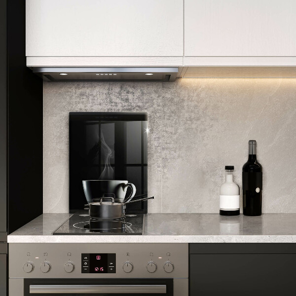 Kuchynská doska veľká zo skla Šálka čaju