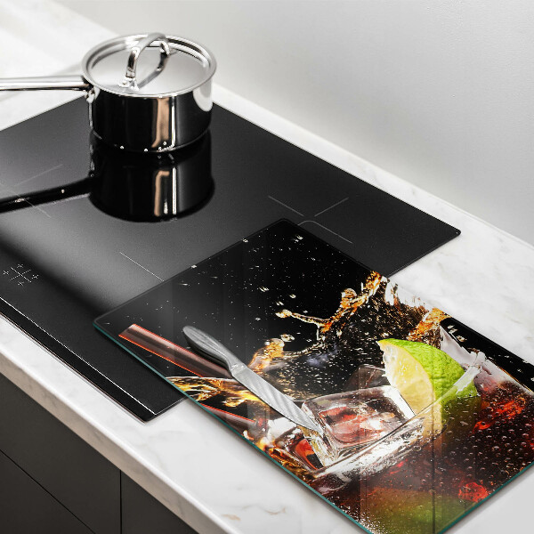 Kuchynská doska veľká zo skla Pite s ľadom