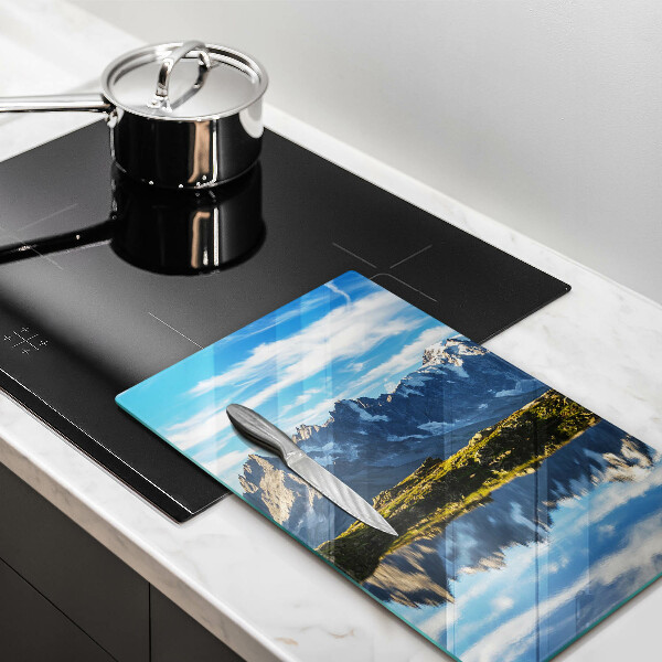 Kuchynská doska veľká zo skla Horská krajina