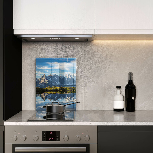 Kuchynská doska veľká zo skla Horská krajina