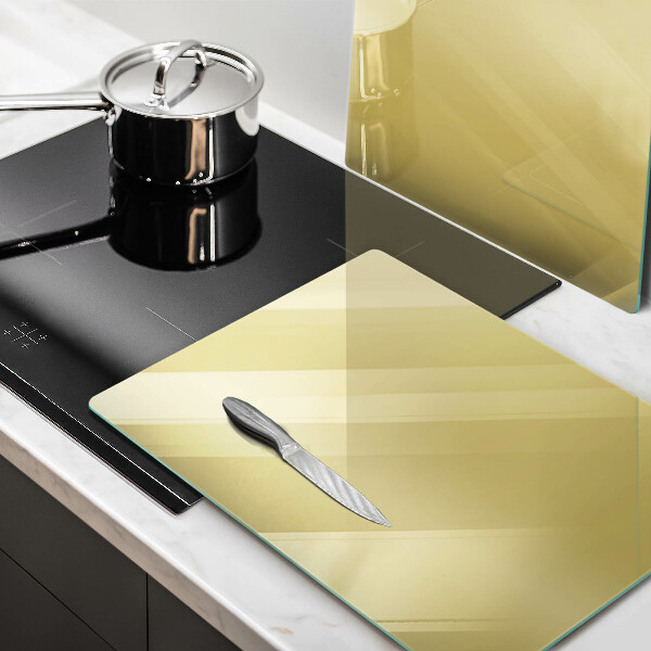 Kuchynská doska veľká zo skla žltá