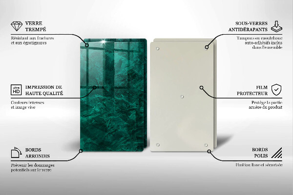 Kuchynská doska veľká zo skla Textúra pozadia kameňa