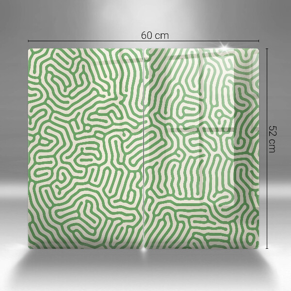 Kuchynská doska veľká zo skla Abstraktné línie