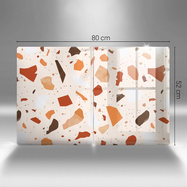 Sklenená doska na krájanie Dekoratívna kamenina