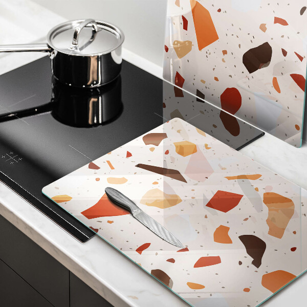 Sklenená doska na krájanie Dekoratívna kamenina