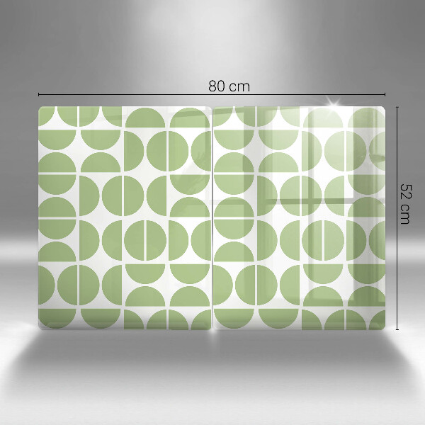 Kuchynská doska veľká zo skla Vzor boho tvarov