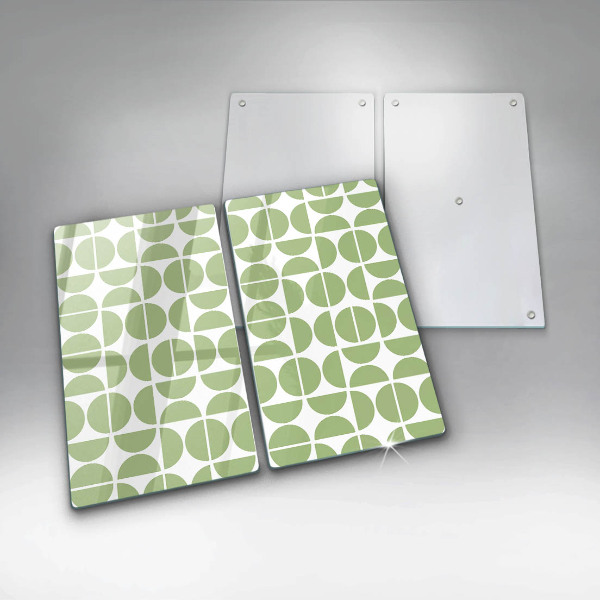 Kuchynská doska veľká zo skla Vzor boho tvarov