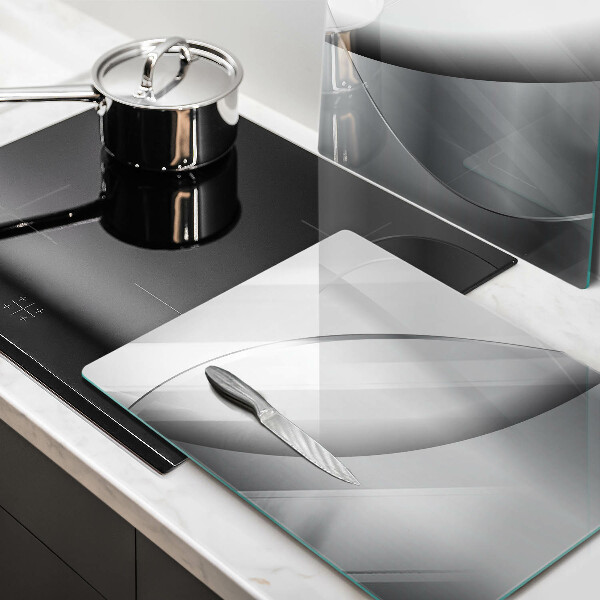 Kuchynská doska veľká zo skla Dizajn abstraktných línií