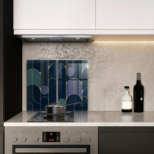 Kuchynská doska veľká zo skla Abstraktná téma