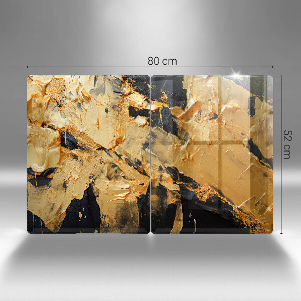 Kuchynská doska veľká zo skla Elegantná textúra laku