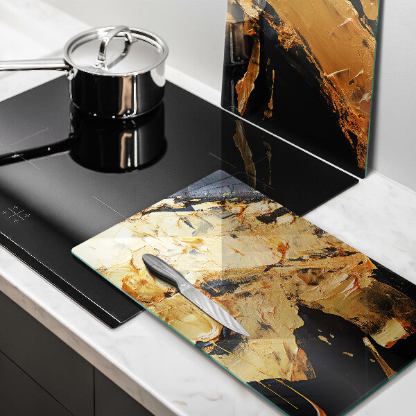 Kuchynská doska veľká zo skla Elegantná textúra laku