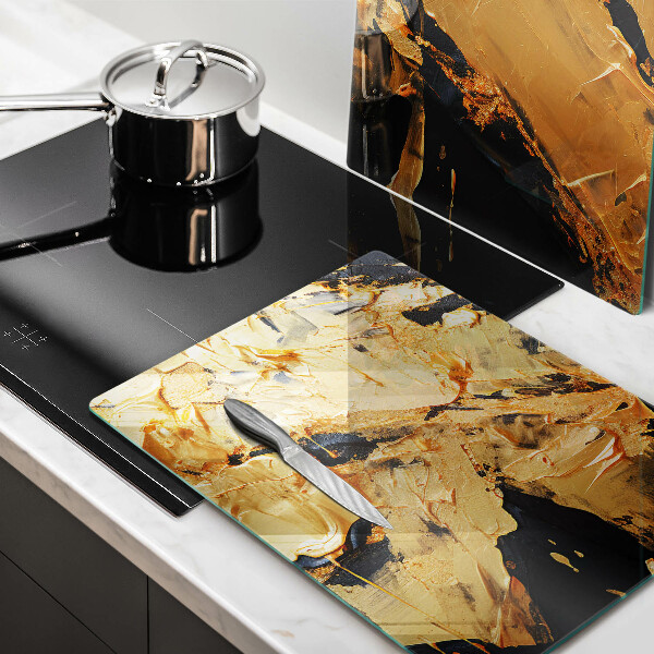 Kuchynská doska veľká zo skla Elegantná textúra laku