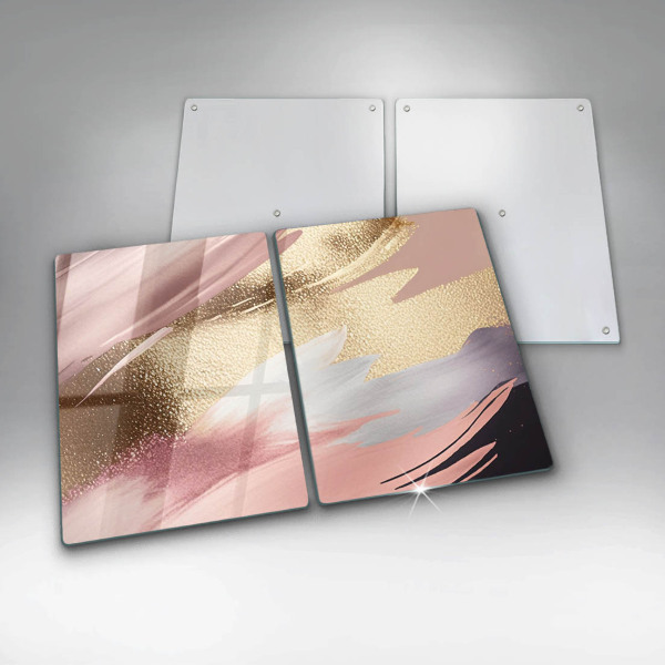 Kuchynská doska veľká zo skla Pastelové škvrny