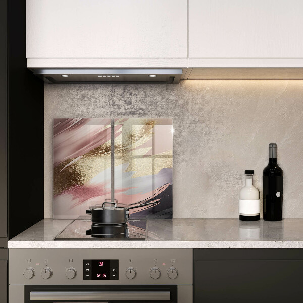 Kuchynská doska veľká zo skla Pastelové škvrny