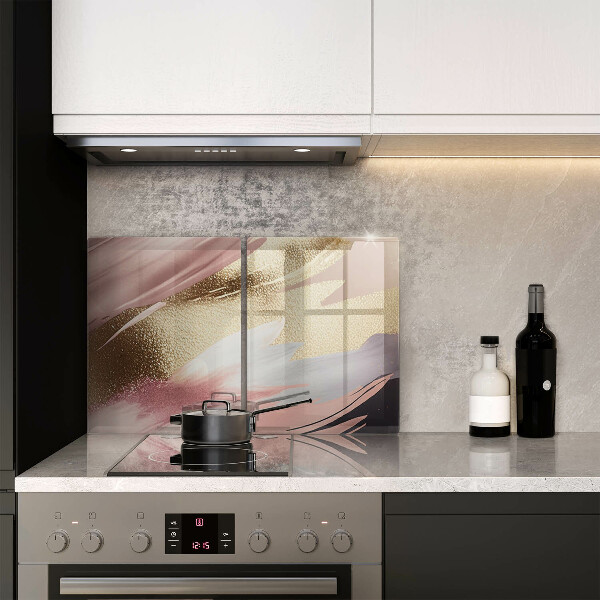 Kuchynská doska veľká zo skla Pastelové škvrny