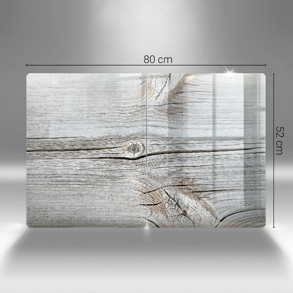 Kuchynská doska veľká zo skla Svetlá štruktúra dreva