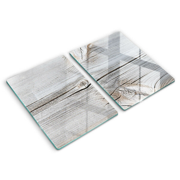 Kuchynská doska veľká zo skla Svetlá štruktúra dreva