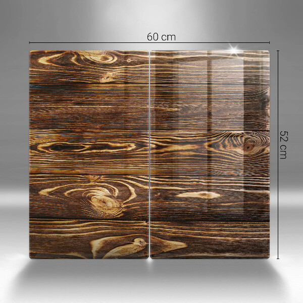 Kuchynská doska veľká zo skla Textúra dreva