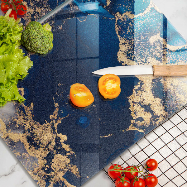 Kuchynská doska veľká zo skla Mramorová abstrakcia