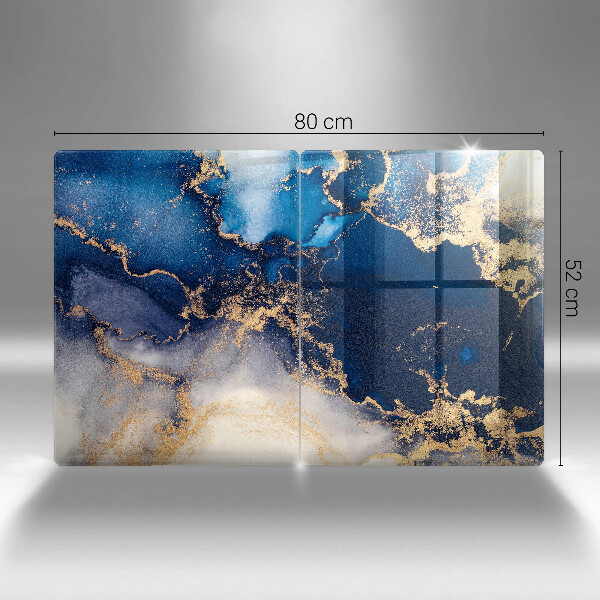 Kuchynská doska veľká zo skla Mramorová abstrakcia