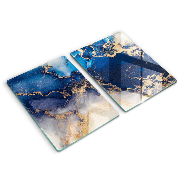 Kuchynská doska veľká zo skla Mramorová abstrakcia