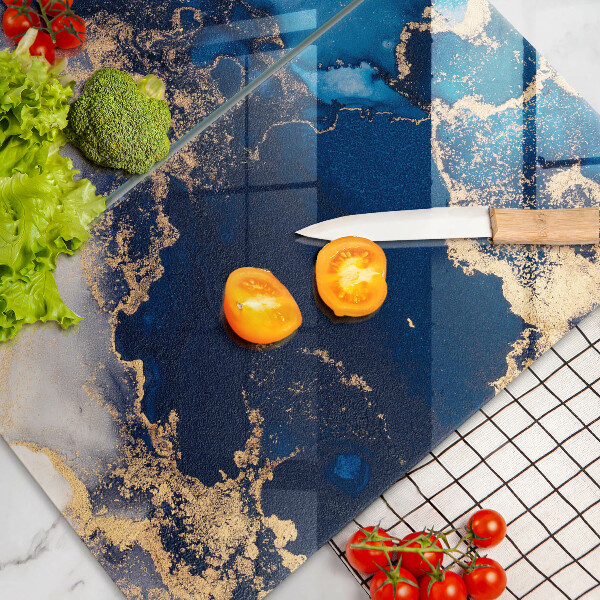 Kuchynská doska veľká zo skla Mramorová abstrakcia