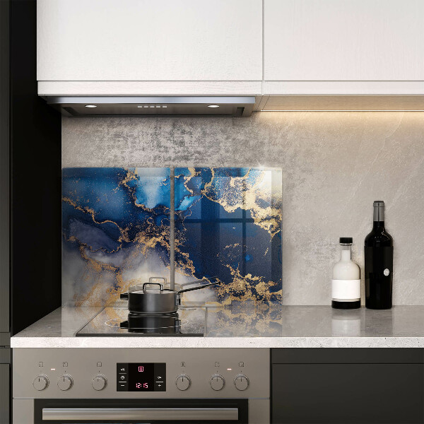 Kuchynská doska veľká zo skla Mramorová abstrakcia