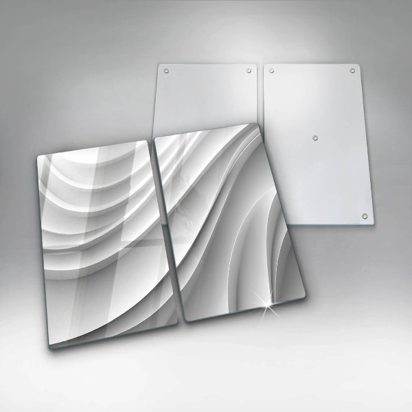 Kuchynská doska veľká zo skla Geometrické čiary