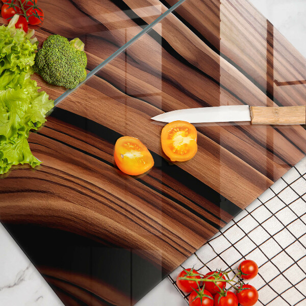 Kuchynská doska veľká zo skla Drevená konštrukcia