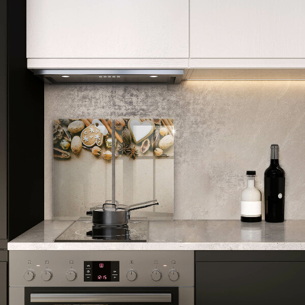 Kuchynská doska veľká zo skla vianočné dekorácie