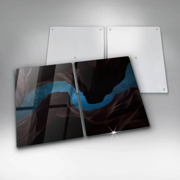 Kuchynská doska veľká zo skla Hviezdna obloha