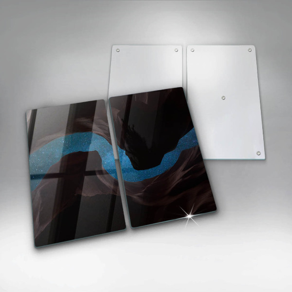 Kuchynská doska veľká zo skla Hviezdna obloha