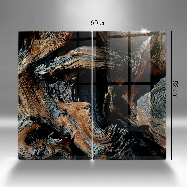 Kuchynská doska veľká zo skla Abstraktný vzor