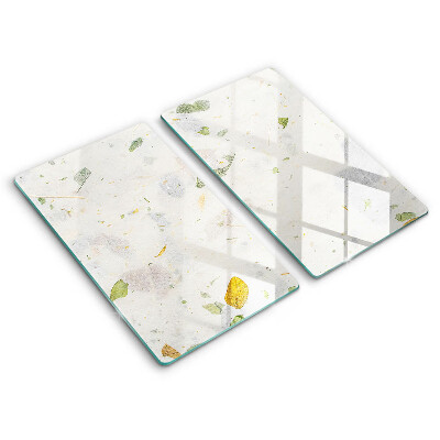 Kuchynská doska veľká zo skla Padajúce listy